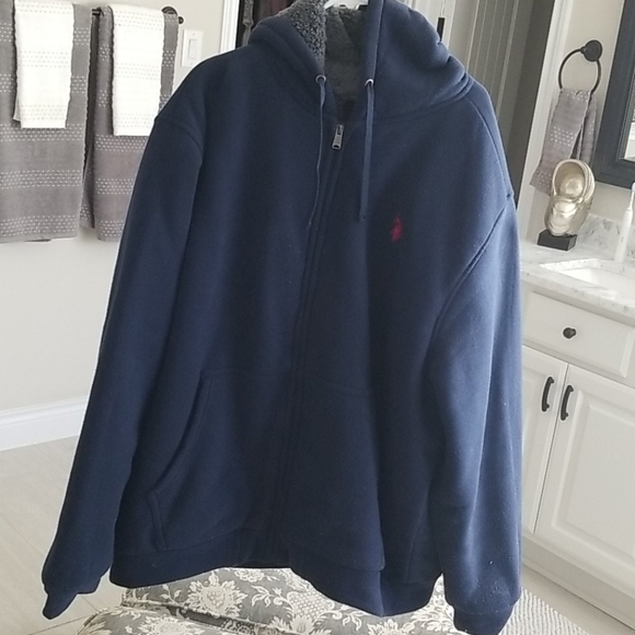 US Polo Zip up Sweat Jacket - Picture 1 of 1